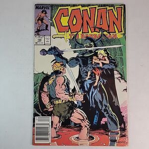 Conan the Barbarian #198 Newsstand - 1970 series Marvel comics VF minus Vintage